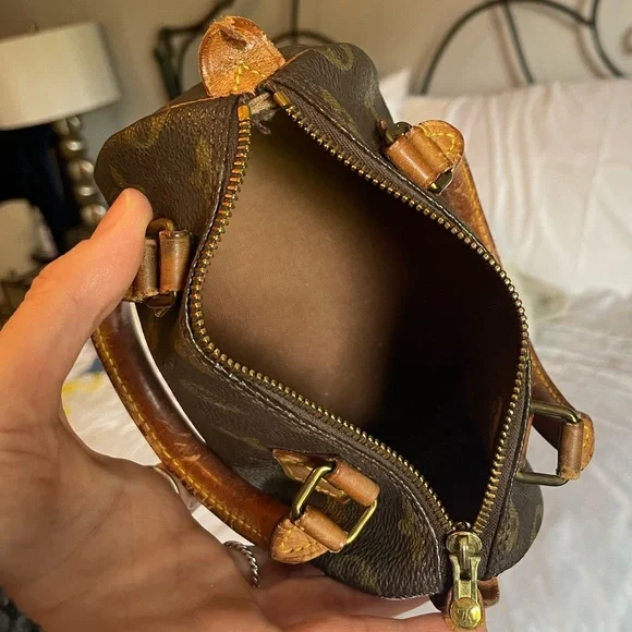 Louis Vuitton Speedy Mini HL Handbag Monogram Canvas - Picture 7 of 14